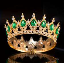 KRUNA MISS - Metal - Zlato Zelena